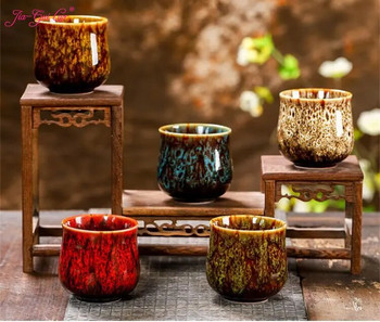 JIA GUI LUO 150ML Керамични чаши за чай Tazas De Ceramica Creativas Чаши за кафе Китай Чаша за чай Kiln Change Чаша за чай I117