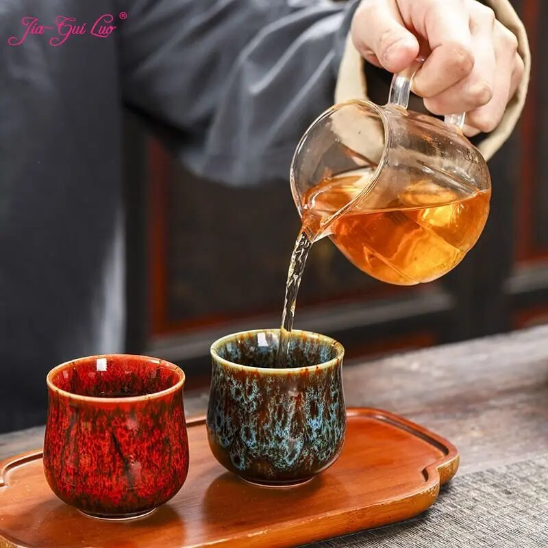 JIA GUI LUO 150ML keramičke šalice za čaj Tazas De Ceramica Creativas šalice za kavu Kina šalica za čaj Kiln Change šalica za čaj I117