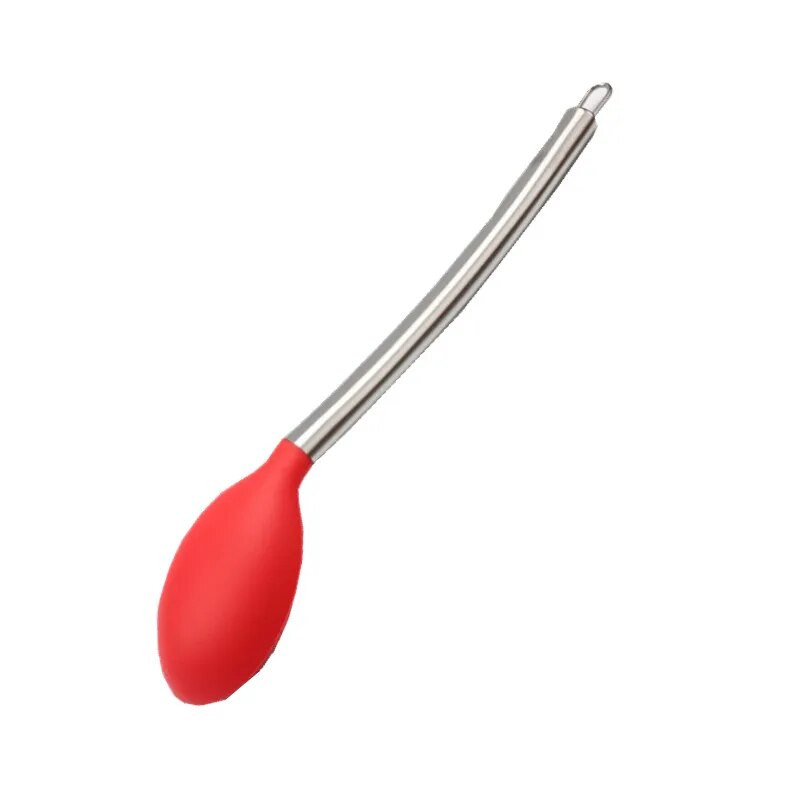 Žlica za salatu Žlica za juhu Cjedilo Kuhinjski dodaci Posuđe za kuhanje Kuhinjski gadget Silikon za hranu Ručka od nehrđajućeg čelika