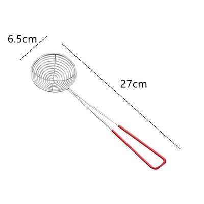 Kuhinjska dugačka drška, šuplje cjedilo od nehrđajućeg čelika, novi stil, filtar za kuhanje bjelanjka, filtar za pržene krumpiriće, cjedilo, alati za kuhanje