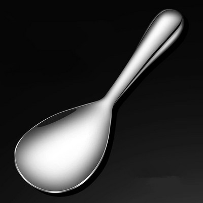 Neljepljiva žlica za rižu od nehrđajućeg čelika, zadebljana lopata za rižu, otporna na visoke temperature, povećana javna žlica, kuhinjski pribor