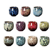 Csodálatos kínai teáscsésze italtartó fogantyú nélkül Kávésbögre Kung Fu teáscsésze bögre otthoni utazáshoz Cappuccino zöld tea