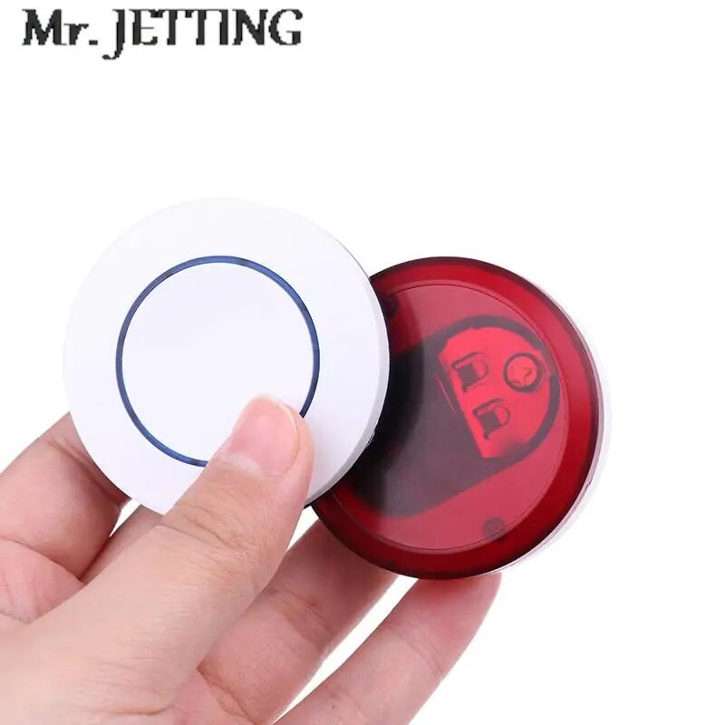 6V 433Mhz bezvadu tālvadības pults, 1 poga, apaļš tālvadības pults slēdzis Jūtieties brīvi ielīmēt EV1527 mikroshēmas mācību veids