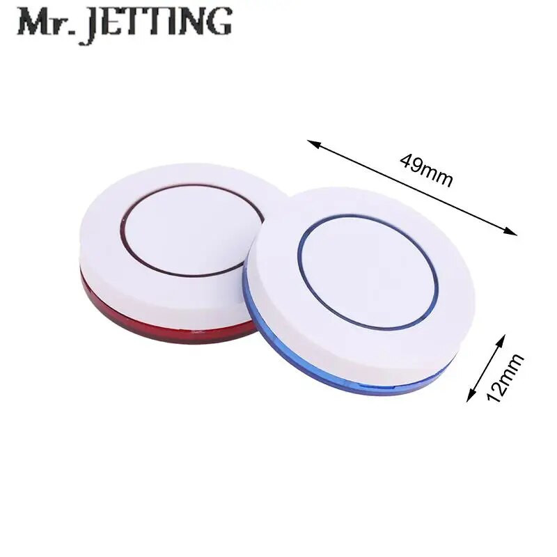 6V 433Mhz bezvadu tālvadības pults, 1 poga, apaļš tālvadības pults slēdzis Jūtieties brīvi ielīmēt EV1527 mikroshēmas mācību veids