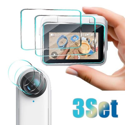 За Insta360 GO 3 Протектор на екрана Защитно фолио за обектив Устойчиво на надраскване закалено стъкло за Аксесоари за камера Insta 360 GO3