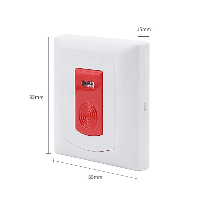 Ασύρματο 433MHz 868MHz Κουμπί έκτακτης ανάγκης Κουμπί πανικού SOS Αξεσουάρ συναγερμού με ένα πλήκτρο ειδοποίησης για συστήματα συναγερμού εστίασης ST-VGT ST-IIIB