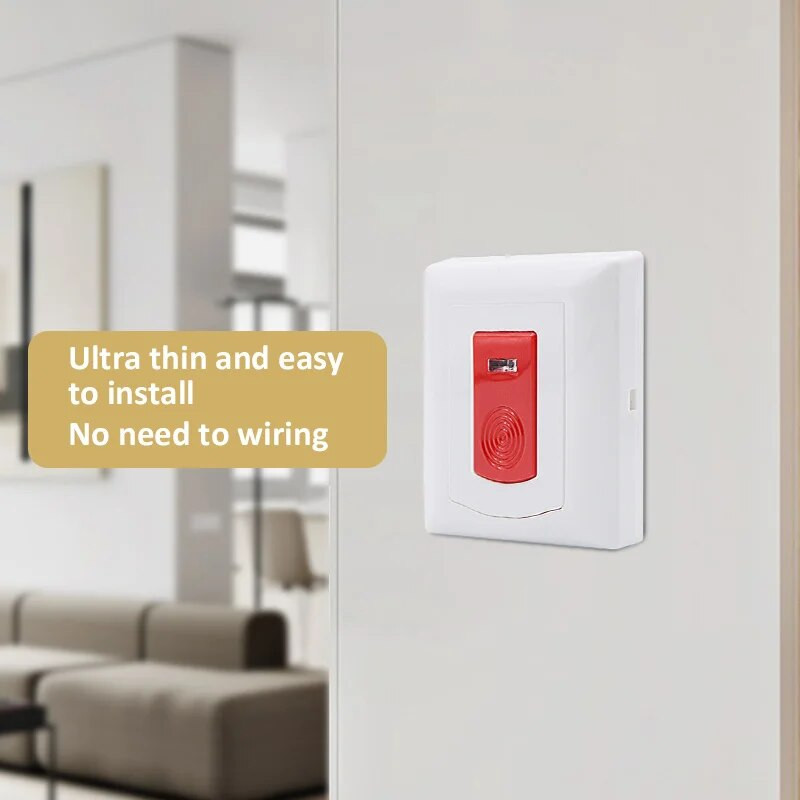 Ασύρματο 433MHz 868MHz Κουμπί έκτακτης ανάγκης Κουμπί πανικού SOS Αξεσουάρ συναγερμού με ένα πλήκτρο ειδοποίησης για συστήματα συναγερμού εστίασης ST-VGT ST-IIIB