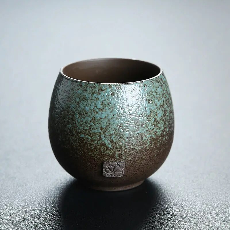 Keraminiai arbatos puodeliai, virtuvės valgomojo baro arbatos rinkinys, arbatos puodelis, smulkaus verslo reikmenys, 130 ml