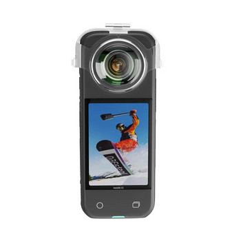 За Insta 360 X3 Прозрачни предпазители за обектив Защита Водоустойчив огледален протектор за обектив За 360 X3 Аксесоари за защита на фотоапарата