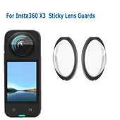 2gab Pretskrāpējumiem Insta360 X3 Sticky Lens Guard Dual-Lens 360 Mod For Insta 360 X3 Protector Objektīva vāciņš Kameras piederumi Jauns