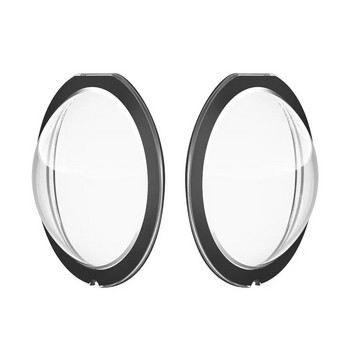 2pc Anti-Scratch For Insta360 X3 Sticky Lens Guards Dual-Lens 360 Mod For Insta 360 X3 Protector Καπάκι φακού Αξεσουάρ κάμερας Νέο