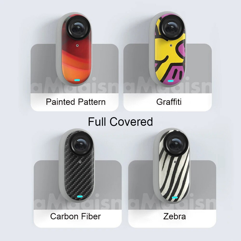 Autocolante pentru Insta360 GO 3 Autocolante pentru corp Film de protecție pentru Insta360 GO 3 Accesorii pentru camere de acțiune pentru piele