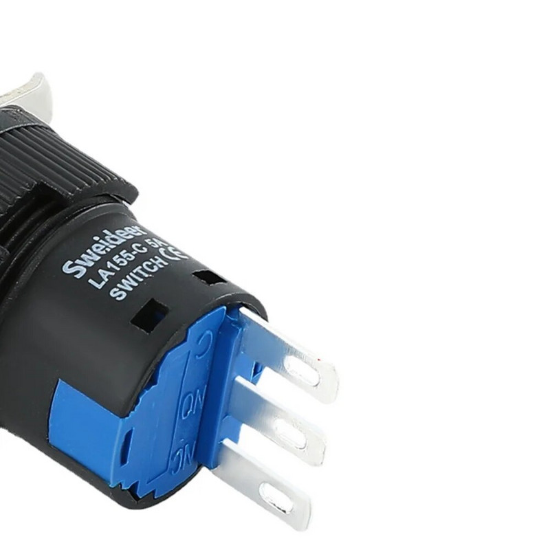 Comutator de oprire de urgență din plastic de 16 mm Buton de blocare cu autoblocare Întrerupător cu cap ciupercă roșie pentru blocarea liftului de ridicare a echipamentelor