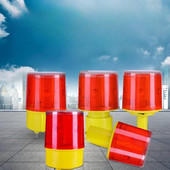 Päikeseenergia LED-hädavalgus/päikeseenergial töötavad hoiatustuled/majakas/liiklusalarmtuled/tornkraana valgusti valge 220v