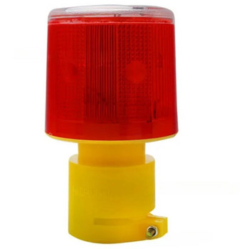 Слънчева LED аварийна светлина/Слънчево захранвани предупредителни светлини/Светлина за маяк/ Светлини за аларма за трафик/Лампа за кулокран Строб бял 220v