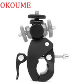 360 fokban elforgatható kerékpár kerékpár motorkerékpár kormány kormányrúd rögzítő tartója Insta360-hoz / Gopro akciókamera tartozékokhoz