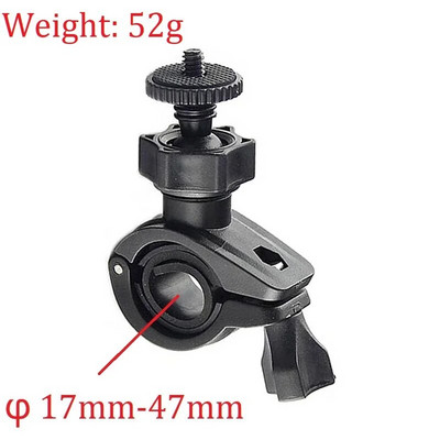 360 fokban elforgatható kerékpár kerékpár motorkerékpár kormány kormányrúd rögzítő tartója Insta360-hoz / Gopro akciókamera tartozékokhoz