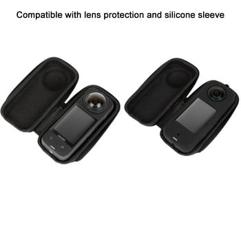 Σκληρή θήκη μεταφοράς για Insta360 ONE X3, Mini Shell Box PU προστατευτική τσάντα ταξιδίου για Insta 360 X3 Action Camera