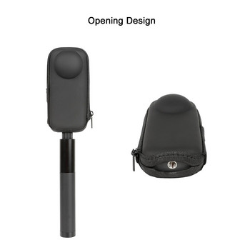 Твърд калъф за носене за Insta360 ONE X3, Mini Shell Box PU защитна чанта за пътуване за Insta 360 X3 Action Camera