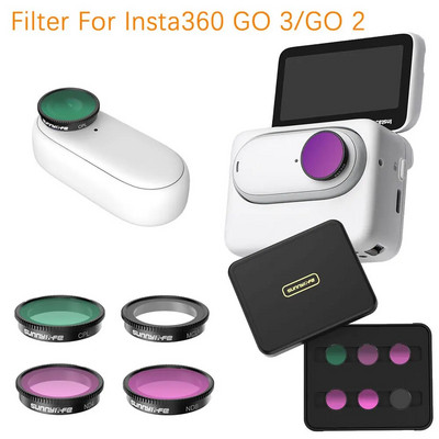 За Insta 360 GO 3 Filter ND 8 ND16 ND32 CPL Защитен филтър за обектив за Insta 360 GO 2 ND Комплект филтри за екшън камера Аксесоари