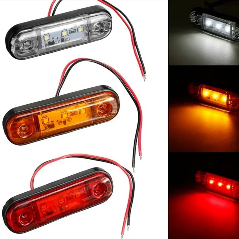 24v 12v merevaigukollane LED külgmised gabariidituled veoautodele.