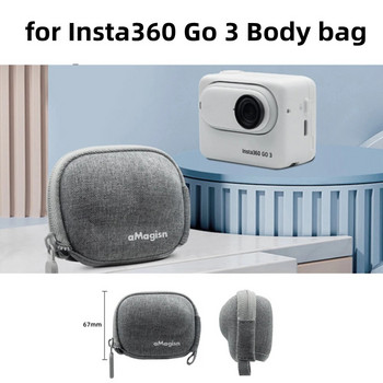Τσάντα αποθήκευσης για Insta360 GO 3 Body Bag Προστατευτική τσάντα χειρός Κουτί θήκης μεταφοράς Αυτόνομη συσκευασία σώματος Αξεσουάρ κάμερας