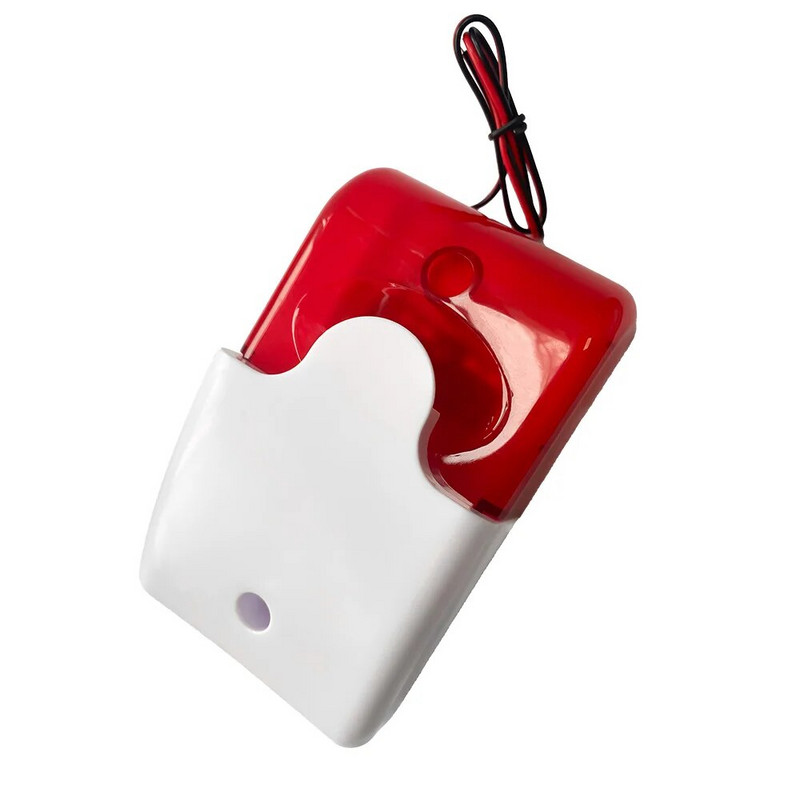 120 DB välklamp LED strobovalgusti juhtmega sireen 12V/24V/220V töö WiFi jaoks GSM PSTN koduvalve häälvarguse signalisatsioon