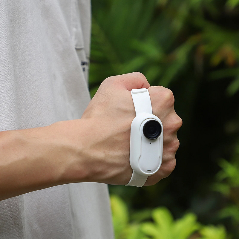 Pentru Insta360 GO 3 Cureaua Husa de protectie din silicon Bratara pentru palmier Rucsac cu dungi Curea pentru bicicleta Acces camera de actiune