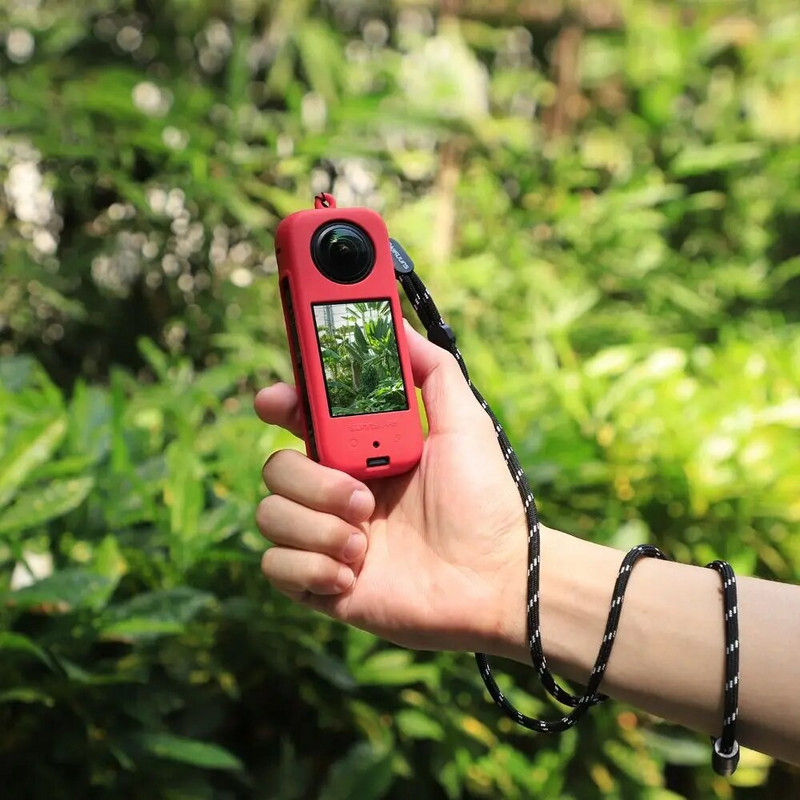 Za Insta360 X3 Silikonska zaštitna maska Zaštitna leća Zaštita zaslona Kućište za fotoaparat otporno na ogrebotine Dodaci za Insta360 X3