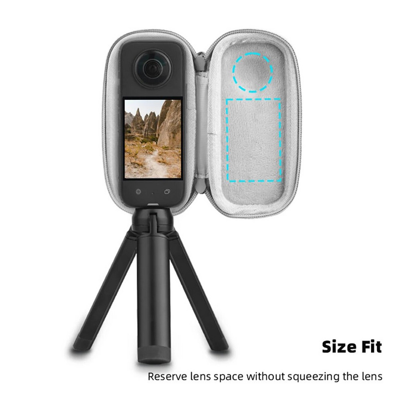 Tvrda torbica za nošenje za Insta360 X3 Mini Shell Box PU zaštitna putna torba za Insta 360 X2 Dodatak za akcijsku kameru