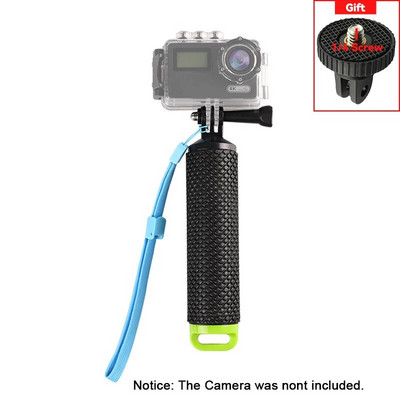 Action kameras apdarinātāja peldoša rokas roktura turētāja stiprinājums GoPro 11 10 9 Insta360 X2 X3 zemūdens videokamerai Niršana ar caurulīti