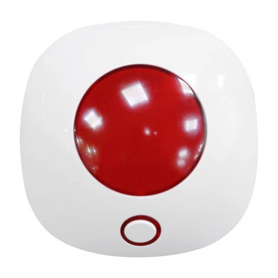 Sirene de alarmă fără fir Sunet și lumină de securitate Gazdă de alarmă 110DB Gazdă pentru sisteme de alarmă de securitate la domiciliu (priză UE)