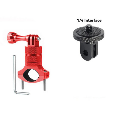 Suport pentru cameră de bicicletă pentru biciclete Ciclism pentru ghidon de motocicletă Suport de montare clemă metalică pentru accesorii Gopro 11 10 9 8 Insta360 X2 X3