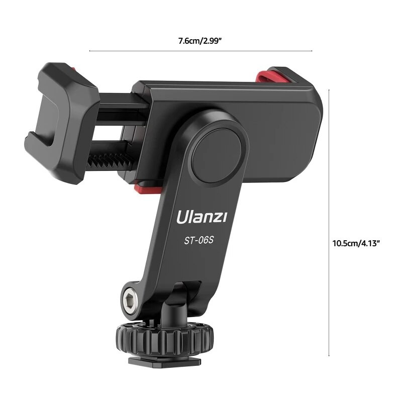 Suport pentru încălțăminte pentru telefon cu cameră Adaptor pentru montare trepied pentru telefon mobil 2 Clip pentru încălțăminte rece