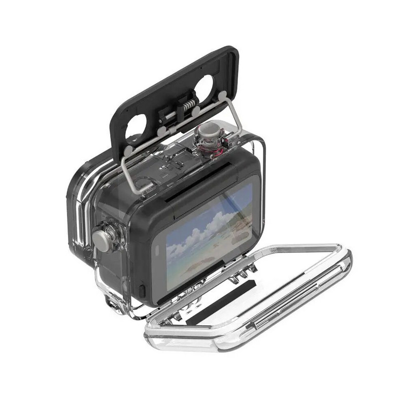 Metalno zaštitno i izdržljivo kućište s nosačem za hladno držanje Kompatibilno sa službenim nosačem za okretno postolje za Insta360 Ace Pro