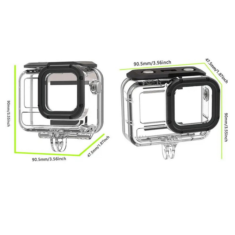 Metalno zaštitno i izdržljivo kućište s nosačem za hladno držanje Kompatibilno sa službenim nosačem za okretno postolje za Insta360 Ace Pro