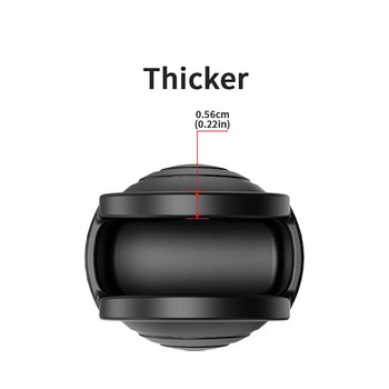 Κάλυμμα καπακιού φακού για insta360 One X2/X3 Panoramic Action Camera Αντιχαρακτηριστικό φακού Φορητή θήκη σιλικόνης
