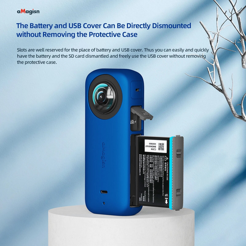 Silikonska navlaka za tijelo za Insta360 X3 akcijsku kameru Silikonska navlaka za leće Ljepljivi štitnici za leće Zaštitna torbica za tijelo