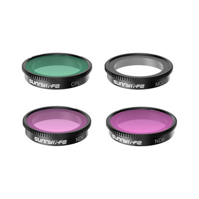 Sunnylife Insta360 GO3 objektiivifilter ND4 ND8 ND16 ND32 ND filtrite komplekt ND4 8 16 32 Insta360 GO 2 tegevuskaamera tarvikud