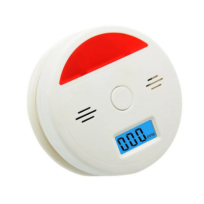 ACJ kõrge tundlikkusega CO-andur LCD digitaalne ekraan vingugaasi alarm Sõltumatu töö juhtmevaba heli hoiatus suitsuandur