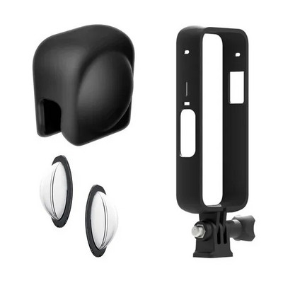 Insta360 X3 Zaštitna kapica za objektiv + zaštitni okvir + Štitnici za objektiv za Insta 360 X3 Komplet zaštitnika za fotoaparat Dodatna oprema protiv ogrebotina