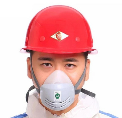 Gas Mask Industry Anti-Dust Pollution Respirator Welder Paint Spraying Polishing Respirator Safety Rubber Construction Dust Mask