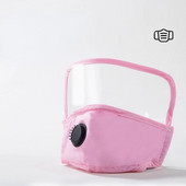 Arcmaszk légzőszeleppel Arcmaszk Gag Shielddel Női Újrafelhasználható ápolás Biztonsági védelem Női maszkok Halloween arcra