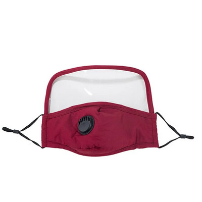 Arcmaszk légzőszeleppel Arcmaszk Gag Shielddel Női Újrafelhasználható ápolás Biztonsági védelem Női maszkok Halloween arcra