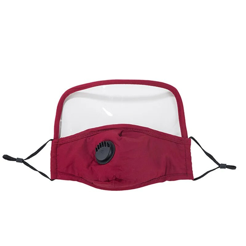 Arcmaszk légzőszeleppel Arcmaszk Gag Shielddel Női Újrafelhasználható ápolás Biztonsági védelem Női maszkok Halloween arcra