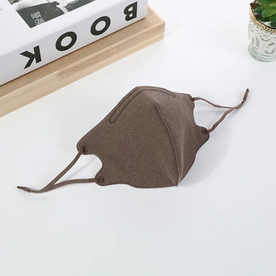 Ühevärviline Lihtne reguleeritav kõrva külge kinnitatav ülielastne täiskasvanute mask Nahasõbralik riidest puuvillane mask