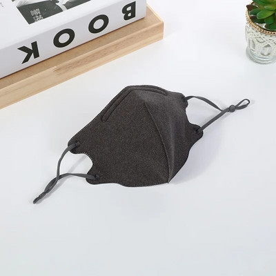 Ühevärviline Lihtne reguleeritav kõrva külge kinnitatav ülielastne täiskasvanute mask Nahasõbralik riidest puuvillane mask