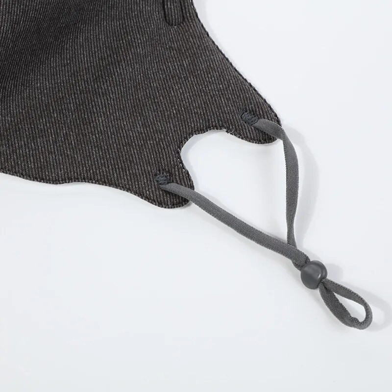 Ühevärviline Lihtne reguleeritav kõrva külge kinnitatav ülielastne täiskasvanute mask Nahasõbralik riidest puuvillane mask