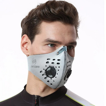 Спорт на открито Маски за лице за многократна употреба за мъже Прахоустойчиви маски Маска за прах с активен въглен с допълнителен филтър Памук Хелоуин Косплей