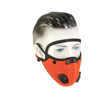 Ποδηλασία προστατευτική ζώνη φίλτρου μάσκα για τρέξιμο σε εξωτερικό χώρο Αθλητισμός Αντισκόνη Ζεστή μάσκα Αφαιρούμενος φακός